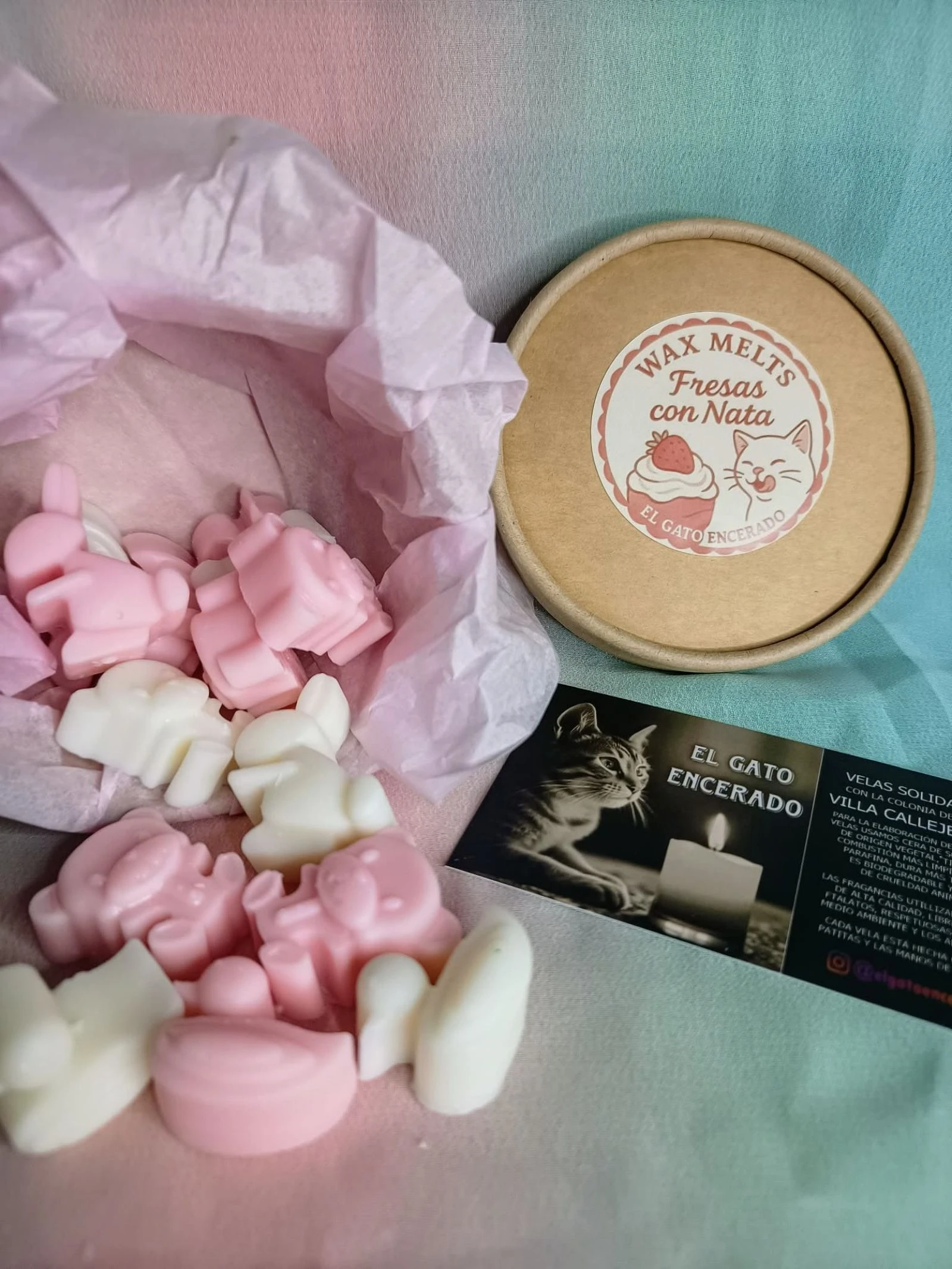 Waxmelts Fresas con Nata